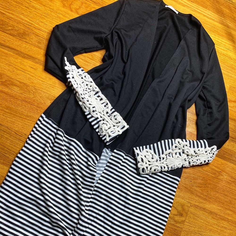 Striped  Cardigan